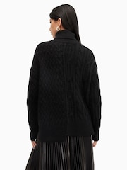 AllSaints Black Varla Jumper - Image 7 of 8