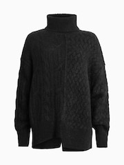 AllSaints Black Varla Jumper - Image 8 of 8
