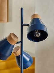 MADE.COM Navy Albert Floor Lamp - Image 2 of 3