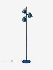 MADE.COM Navy Albert Floor Lamp - Image 3 of 3
