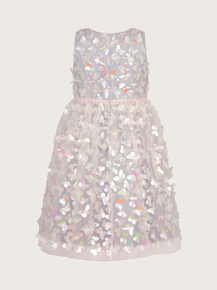 Rochie iridescentă cu fluturi 3D Monsoon Luella - Image 3 of 4