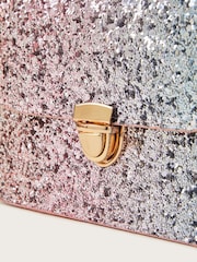 Monsoon Grey Rainbow Glitter Mini Satchel Bag - Image 3 of 4