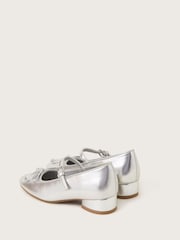 Monsoon Silver Ballet Pump Heels - Image 3 of 3
