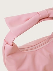 Monsoon Pink Slouchy Bow Bag - Image 3 of 4