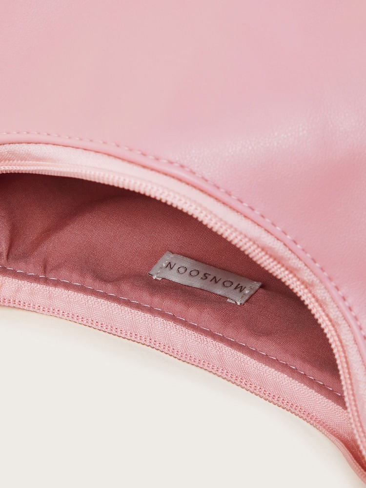 Monsoon Pink Slouchy Bow Bag - Image 4 of 4