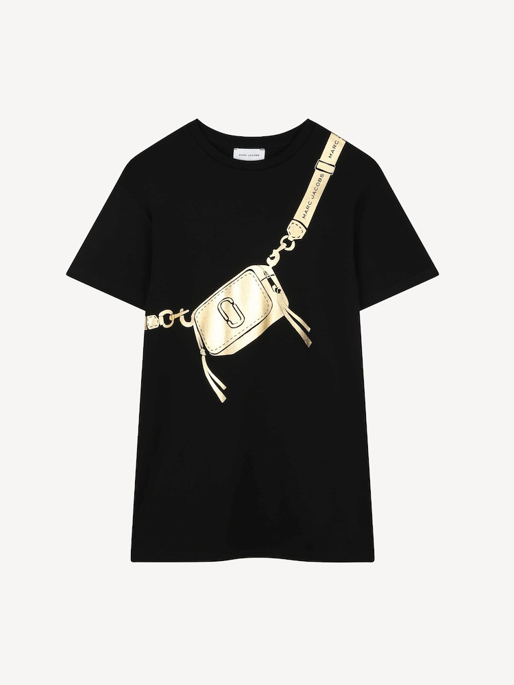 Logo Cross-Body Bag Print T-Shirt Dress - Image 1 of 2