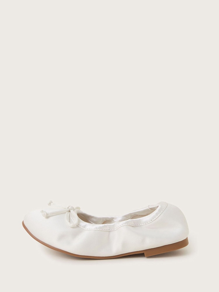 Monsoon Natural Foldable Ballet Flats - Image 3 of 3