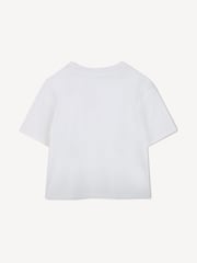 Marc Jacobs White Diamante Logo Short Sleeve T-Shirt - Image 2 of 2