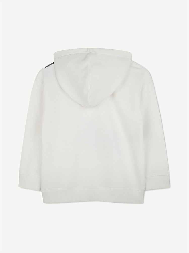 Marc Jacobs White Logo Crossbody Bag Print Hoodie - Image 2 of 3