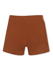 BOSS Brown Logo Baby Short Sleeve T-Shirt And Shorts Set - Image 3 of 6