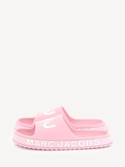 Marc Jacobs Pink Logo Sliders - Image 1 of 8