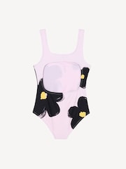 Marc Jacobs Pink Logo Floral Swimming Costume Swimsuit - Image 2 of 2