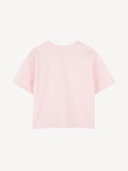 Marc Jacobs Pink Diamante Logo Short Sleeve T-Shirt - Image 2 of 2