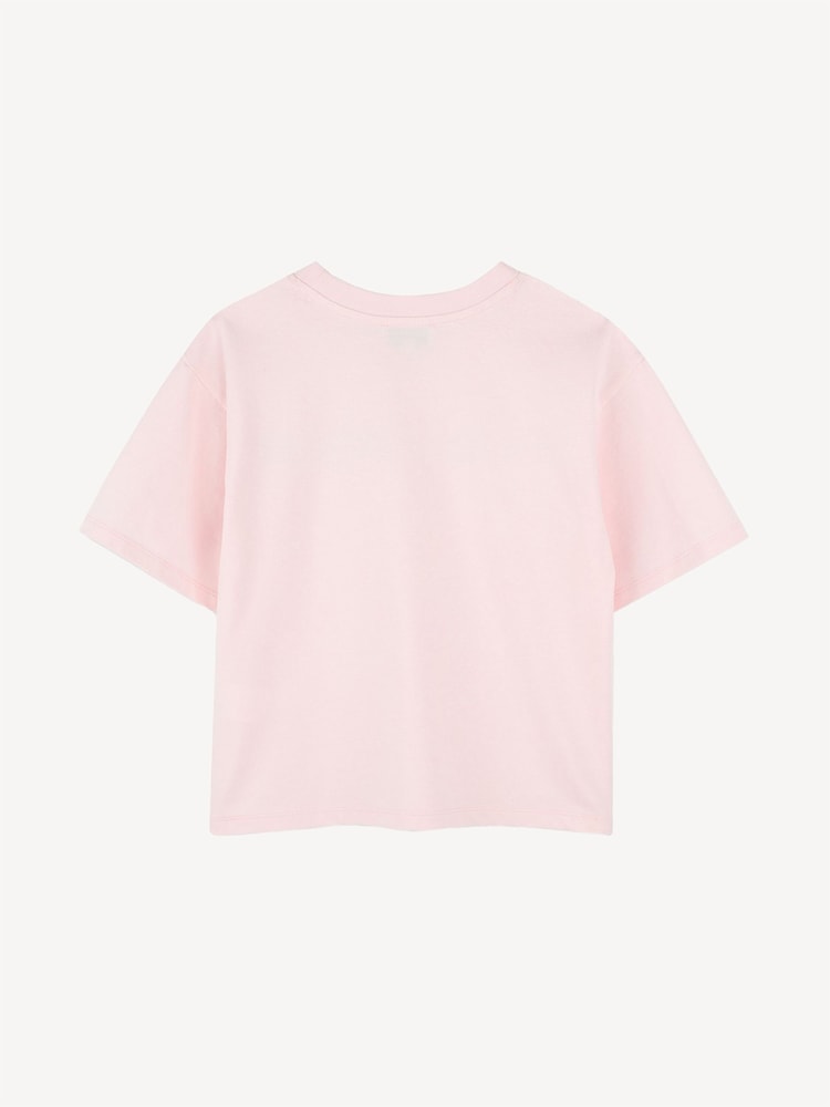 Marc Jacobs Pink Diamante Logo Short Sleeve T-Shirt - Image 2 of 2