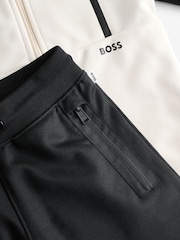 BOSS Black Logo Zip Up Hoodie And Shorts Set - Image 6 of 8