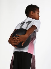 BOSS X Beckham White Football Capsule Short Sleeve T-Shirt - Image 2 of 4