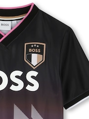 BOSS Black X Beckham Football Capsule Short Sleeve T-Shirt - Image 5 of 5