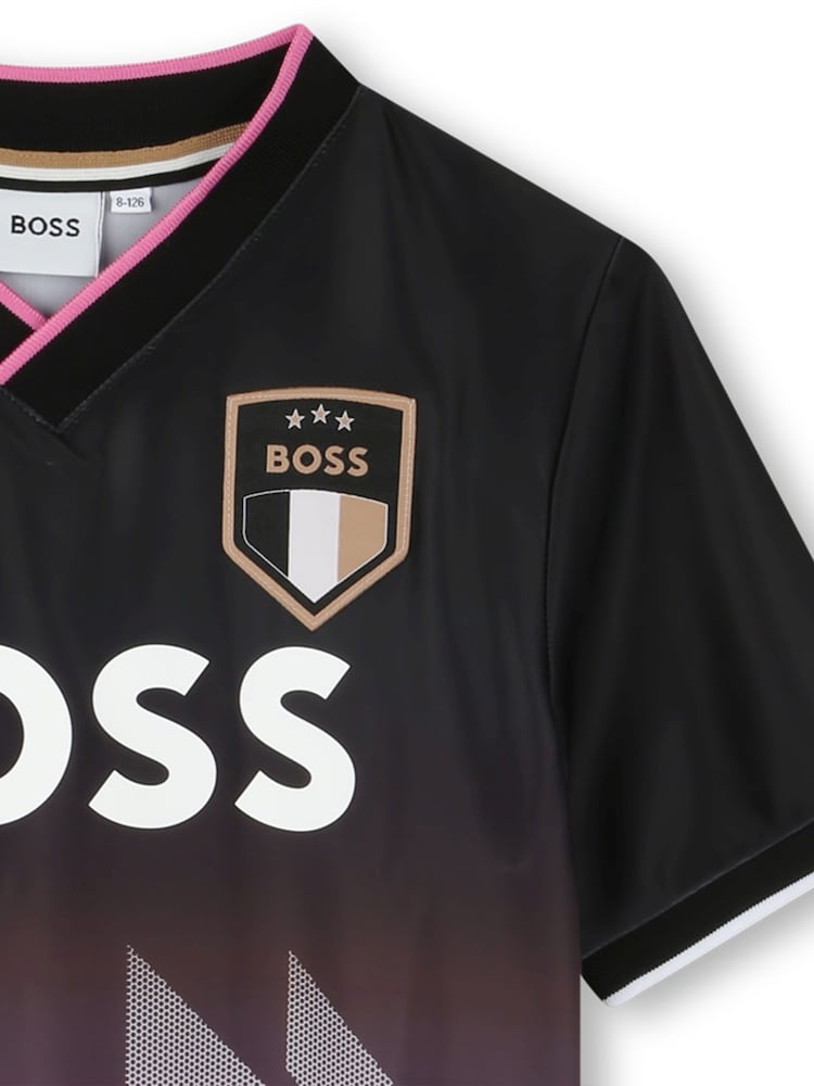 BOSS Black X Beckham Football Capsule Short Sleeve T-Shirt - Image 5 of 5