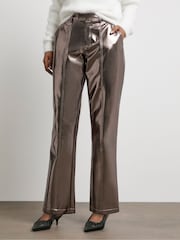 Joanna Hope Metallic PU Trousers - Bild 3 von 4