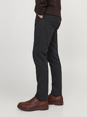 JACK & JONES Black Slim Fit Chino Trousers - Image 4 of 7