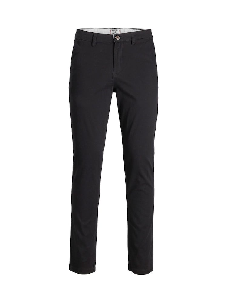 Чорний - JACK & JONES Приталені штани-чінос - Image 5 of 7