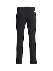 JACK & JONES Black Slim Fit Chino Trousers - Image 6 of 7