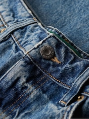 Superdry Blue Ground Mid Rise Wide Leg 100% Cotton Jeans - Image 6 of 6