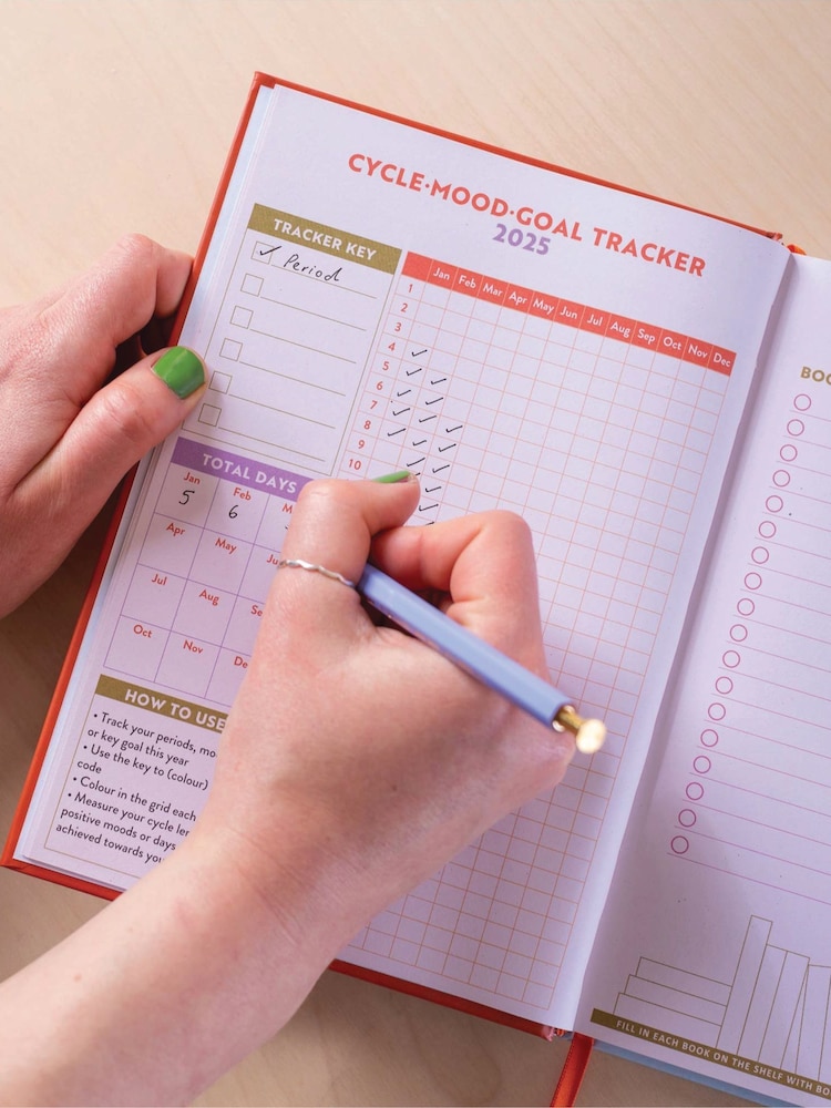 Good Tuesday Checks, Peach and Cherry Notebook and 2025 Diary - Image 6 of 6