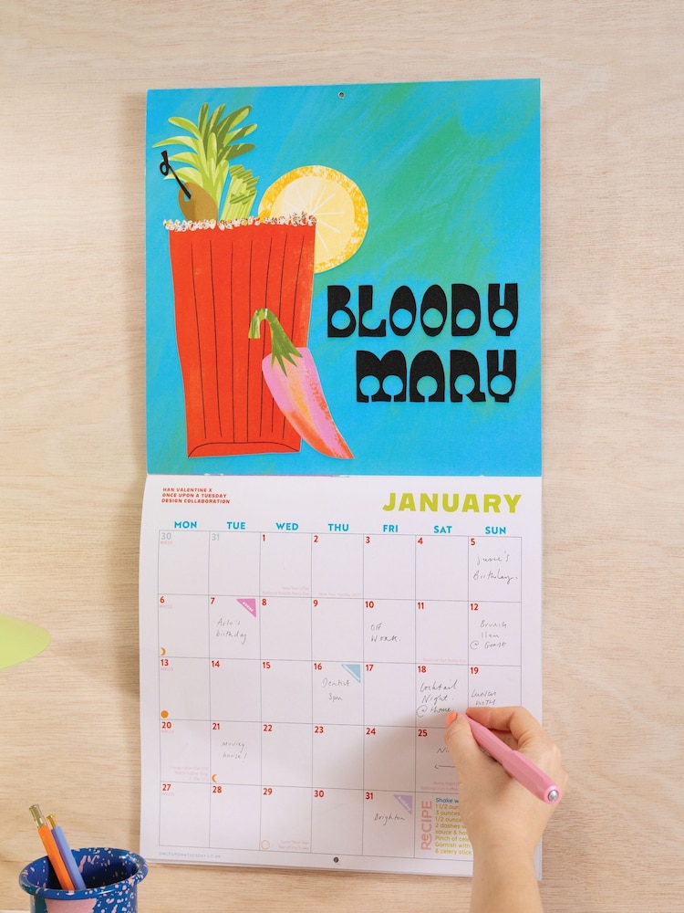 Good Tuesday Artist Collab with Han Valentine Cocktail 2025 Calendar - Image 2 of 5