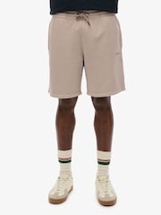 Superdry Beige Micro Logo Shorts - Image 1 of 7