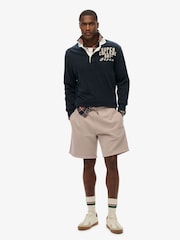 Superdry Beige Micro Logo Shorts - Image 3 of 7
