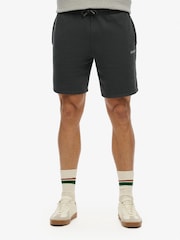 Superdry Black Micro Logo Shorts - Image 1 of 7