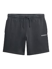 Superdry Black Micro Logo Shorts - Image 6 of 7