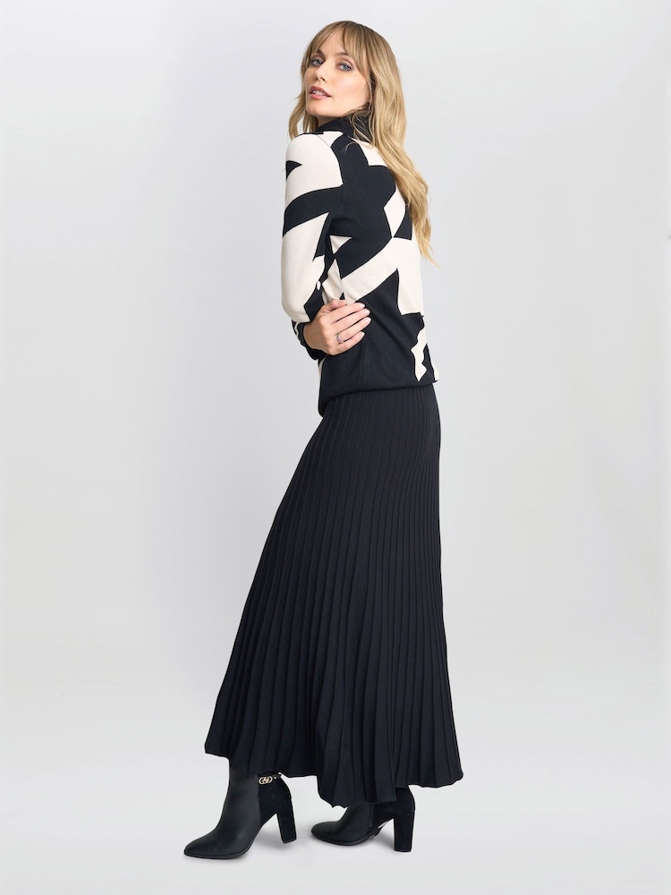 Gina Bacconi Carol Polo Neck Black Jumper - Image 2 of 6