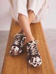 Animal - Slim Premium Leather Lace-Up Trainers - Slika 1 iz 6