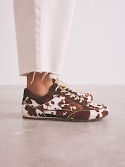 Animal - Slim Premium Leather Lace-Up Trainers - Slika 2 iz 6