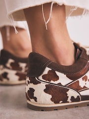 Animal - Slim Premium Leather Lace-Up Trainers - Slika 5 iz 6