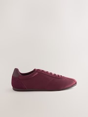 Berry Red Forever Comfort® Satin Lace Up Trainers - Image 8 of 11