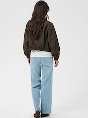 Kaffe Brown Kamirana Bomber Jacket - Image 4 of 7