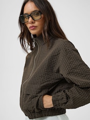 Kaffe Brown Kamirana Bomber Jacket - Image 5 of 7