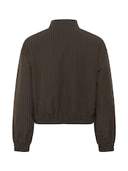 Kaffe Brown Kamirana Bomber Jacket - Image 7 of 7
