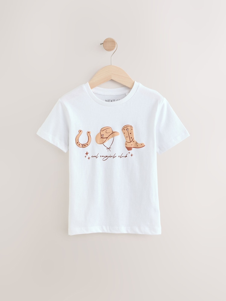 White Cow Print Cool T-Shirt - Image 1 of 1