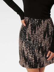 Forever New Black Kylie Sequin Knit Dress - Image 3 of 5