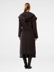 Forever New Brown Charlotte Shawl Coat - Image 2 of 5