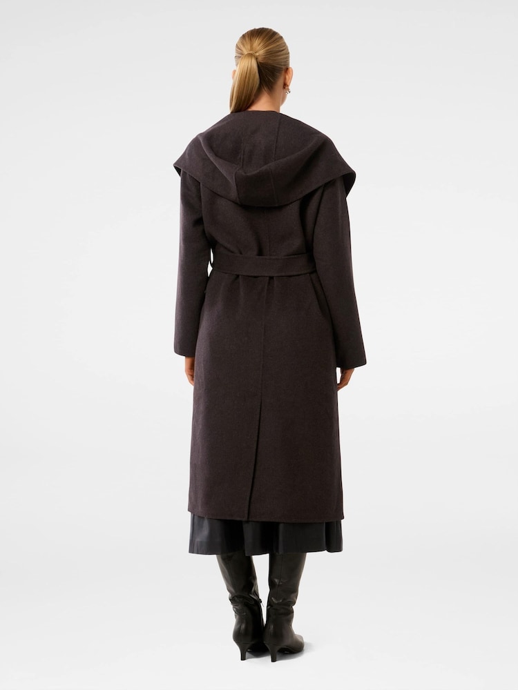 Forever New Brown Charlotte Shawl Coat - Image 2 of 5