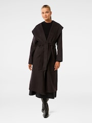 Forever New Brown Charlotte Shawl Coat - Image 5 of 5
