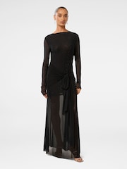 Forever New Black Layton Petite Embellished Maxi Dress - Image 1 of 5
