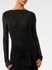 Forever New Black Layton Petite Embellished Maxi Dress - Image 3 of 5