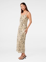 Forever New Cream Kennedy Sequin Printed Midi Dress - Image 4 of 4