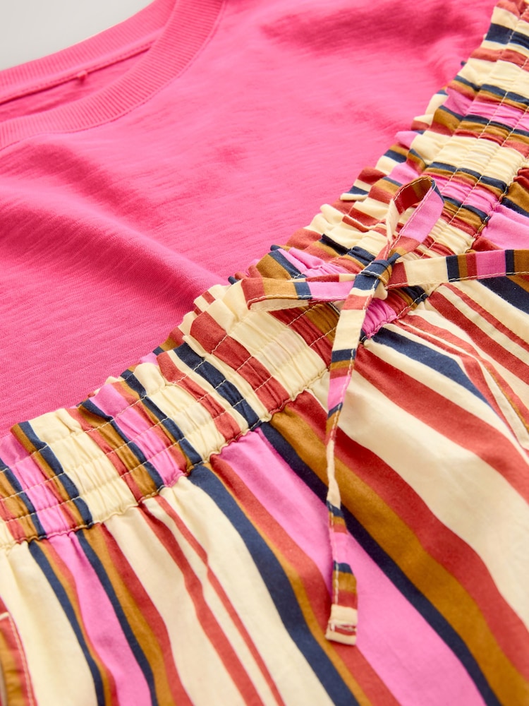 Rosa gestreift - Kurzes Pyjamaset - Bild 7 von 7 Rosa gestreift - Kurzes Pyjamaset - Bild 7 von 7